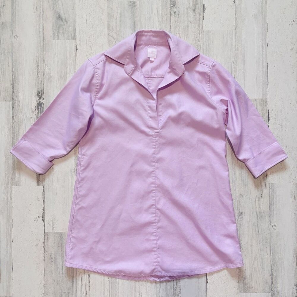 ANN MASHBURN Designer Tunic Pink Poplin